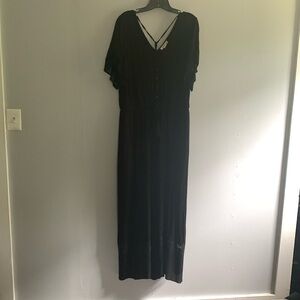 Torrid Festi New Black Gauze Jumpsuit Size 1 (14/16)